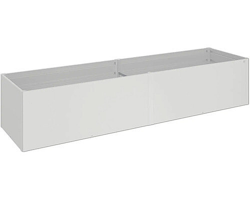 Biohort Zvýšený truhlík na zeleninu BIOHORT L 397 x 103 x 77 cm (stříbrná metalíza)