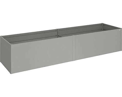 Biohort Zvýšený truhlík na zeleninu BIOHORT L 397 x 103 x 77 cm (šedý křemen metalíza)