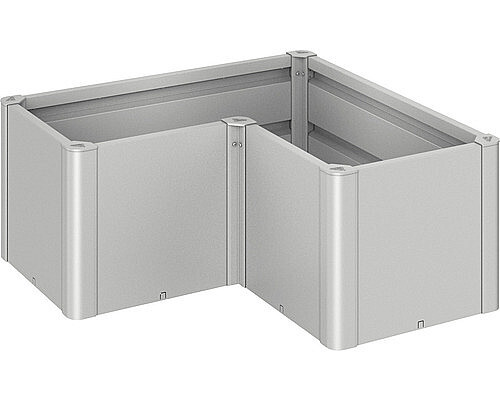 Biohort Truhlík BIOHORT Belvedere L 103 x 103 x 45 cm (stříbrná metalíza)