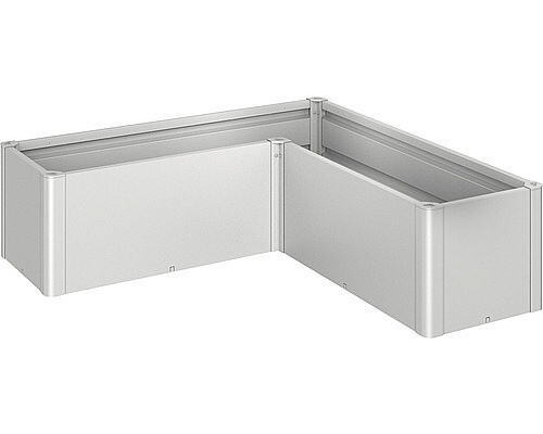 Biohort Truhlík BIOHORT Belvedere L 152 x 152 x 45 cm (stříbrná metalíza)