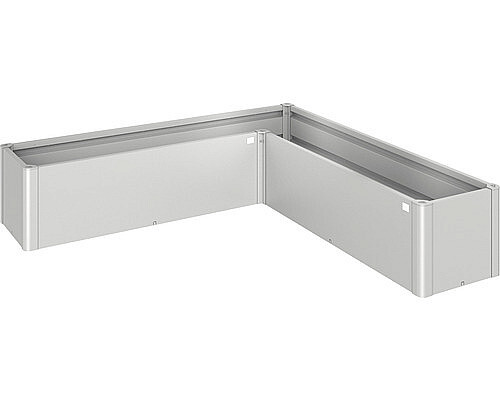 Biohort Truhlík BIOHORT Belvedere L 201,6 x 201,6 x 45 cm (stříbrná metalíza)