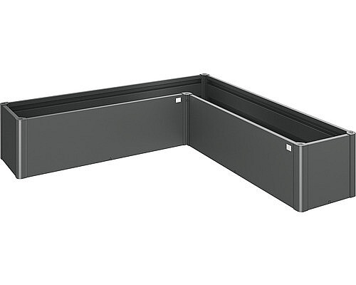 Biohort Truhlík BIOHORT Belvedere L 201,6 x 201,6 x 45 cm (tmavě šedá metalíza)