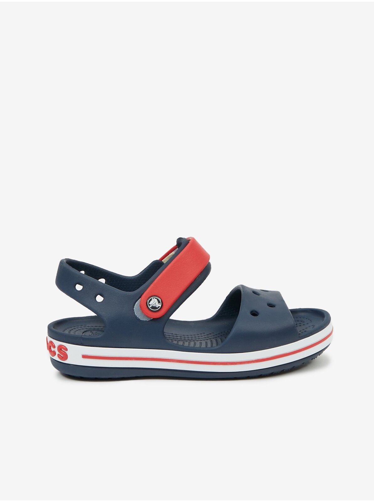 Červeno-modré dětské sandály Crocs - Kluci