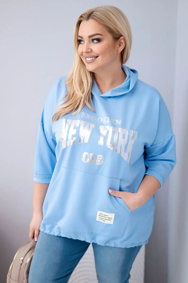 Dámská oversize mikina s kapucí Kesi