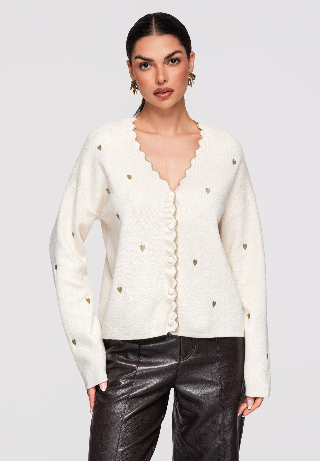 Dámský pletený cardigan OW-SWCD-0101