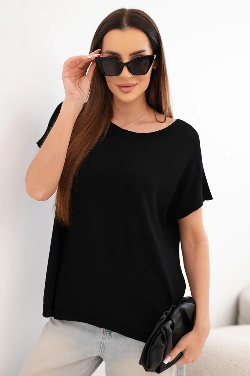 Kesi dámská oversize halenka s krátkými rukávy