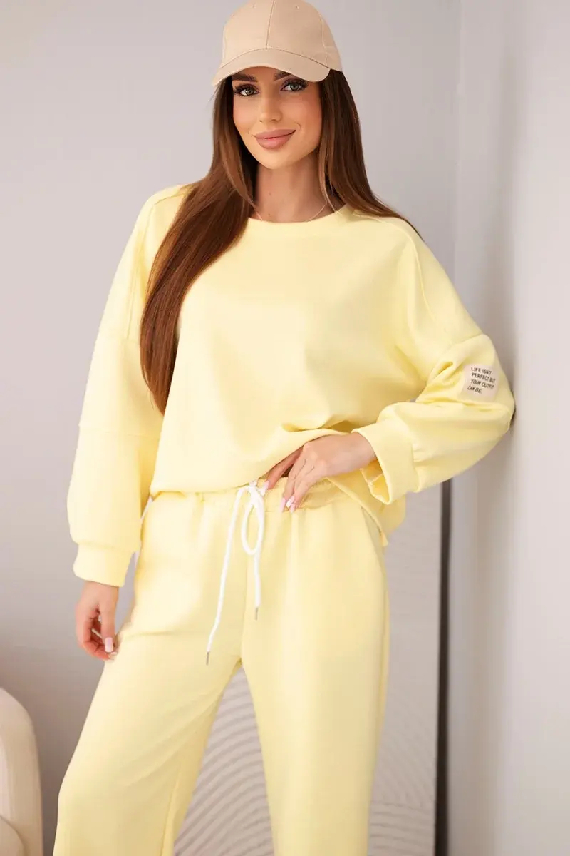 Kesi Włoski dámská tepláková souprava, tmavě žlutá