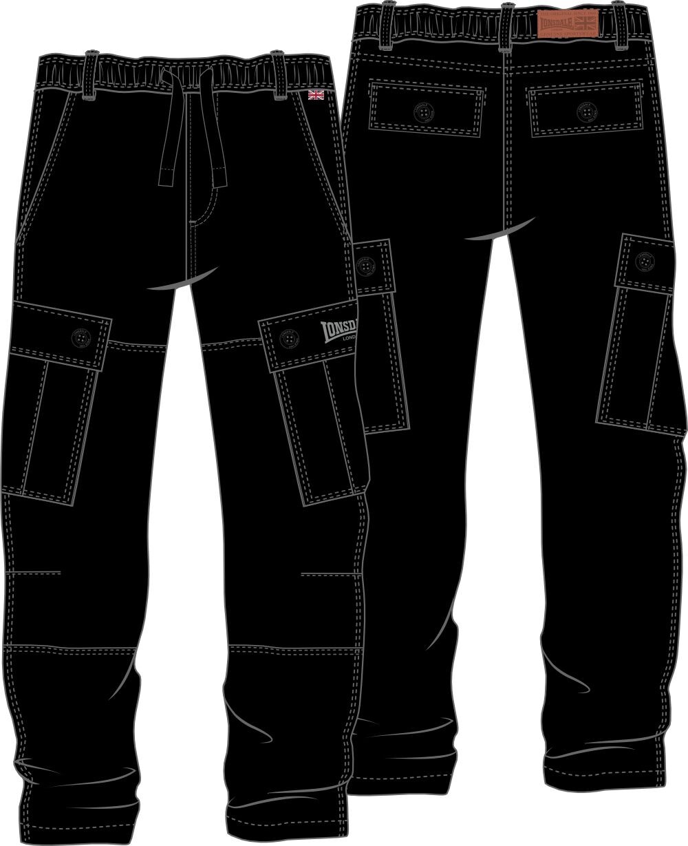 Lonsdale pánské cargo kalhoty regular fit