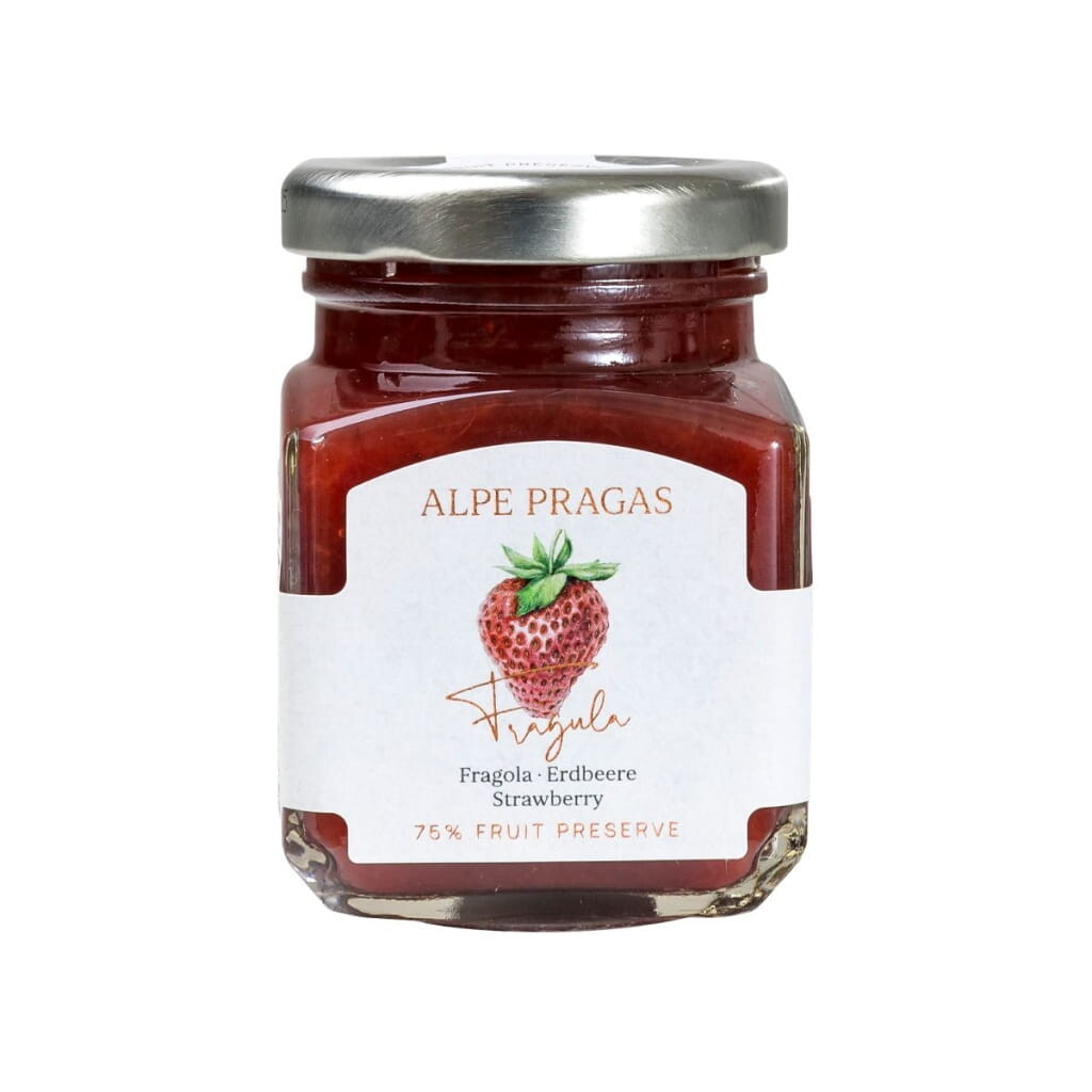 Džem jahodový 110 g Alpe Pragas