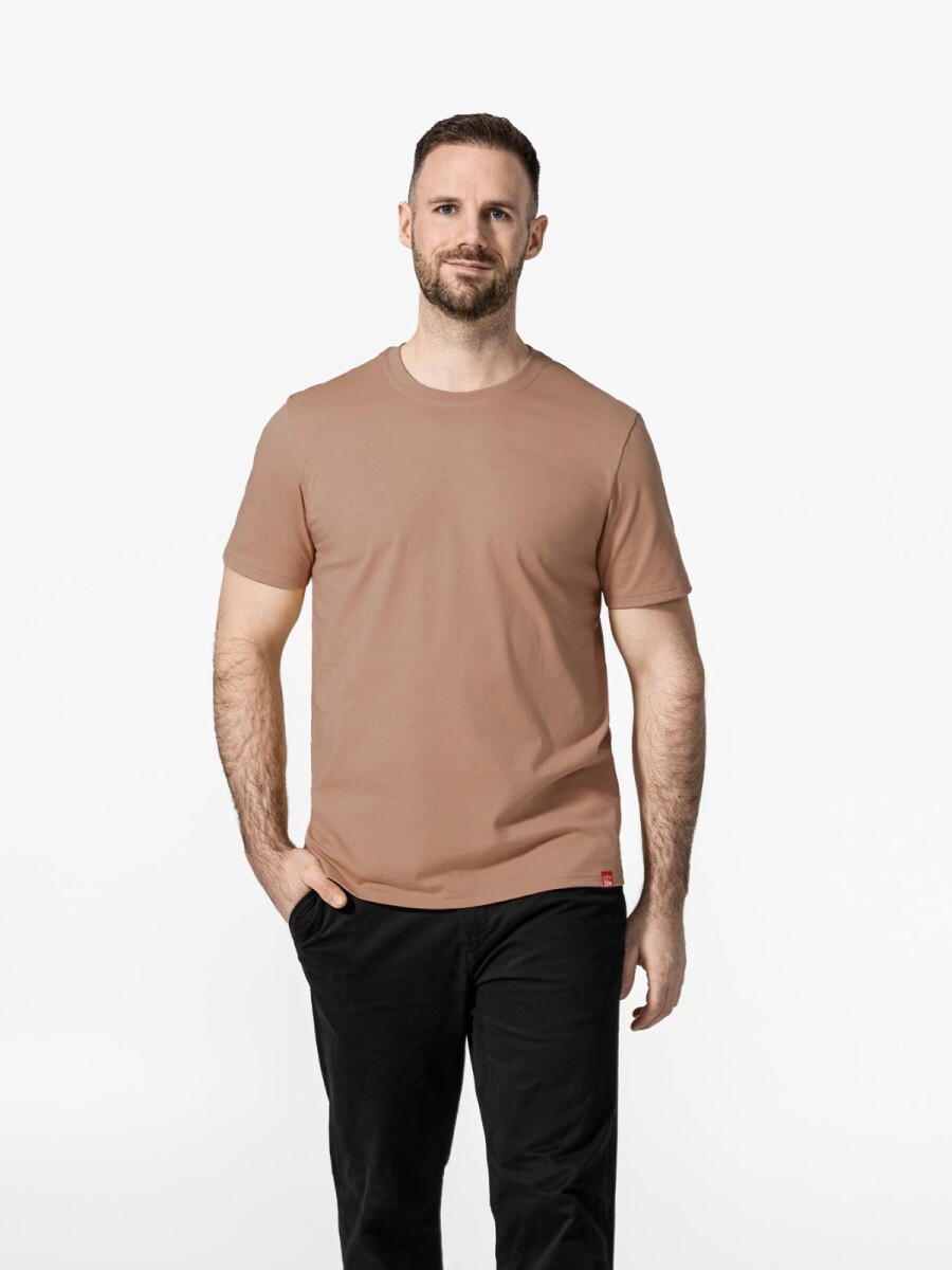 Pánské tričko cityzen agen béžová s