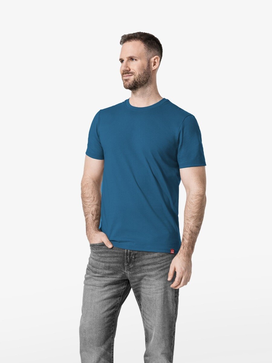 Pánské tričko cityzen agen modrozelená s