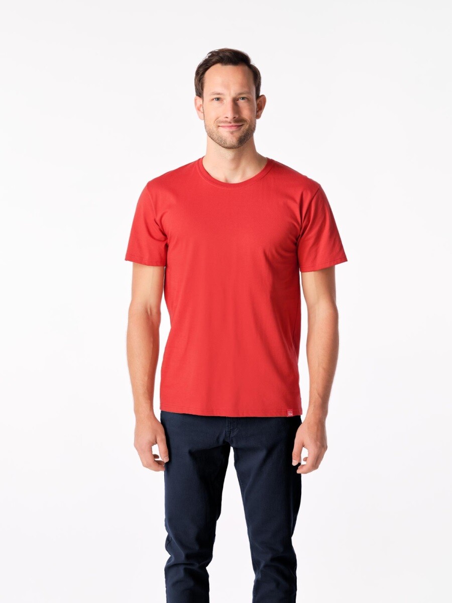 Pánské tričko cityzen agen červená s
