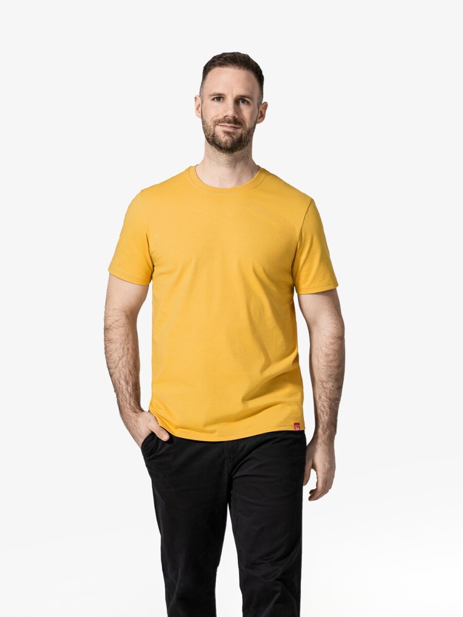 Pánské tričko cityzen agen žlutá  s