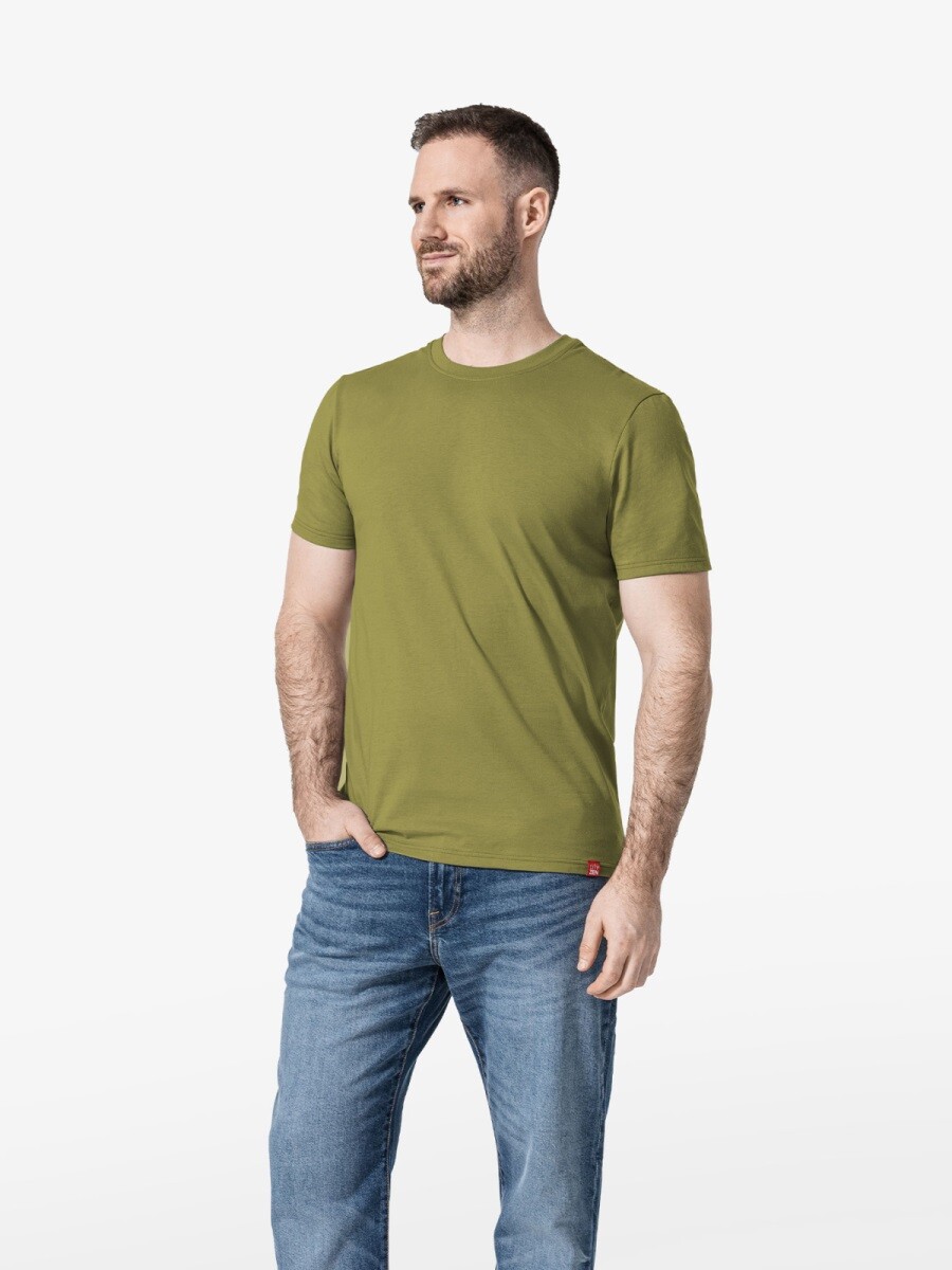 Pánské tričko cityzen agen olivová s