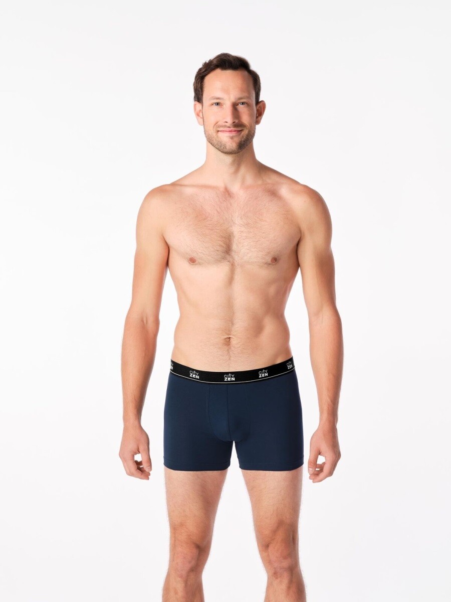 Pánské merino boxerky cityzen domingo tmavě modrá l