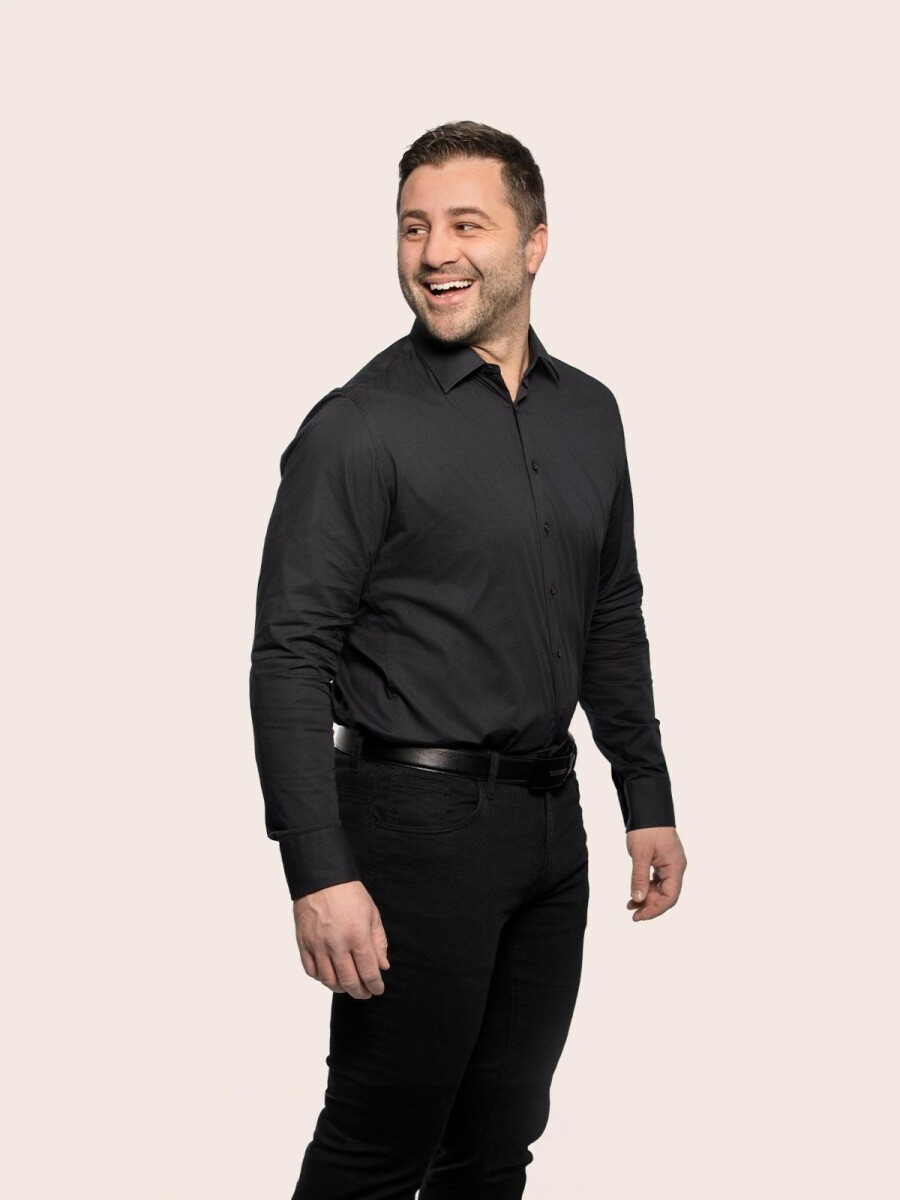 Pánská košile regular cityzen kobe černá 41