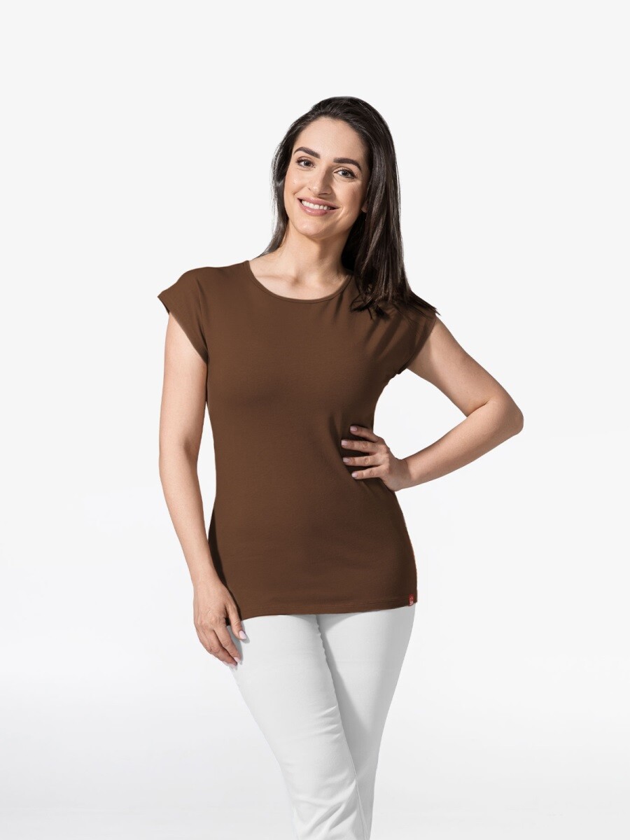 Dámské tričko cityzen alta hnědá 36