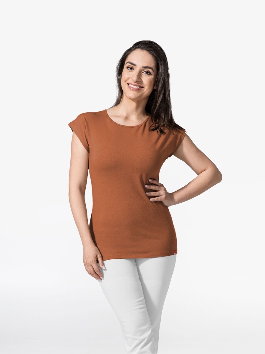 Dámské tričko cityzen alta skořicová 36