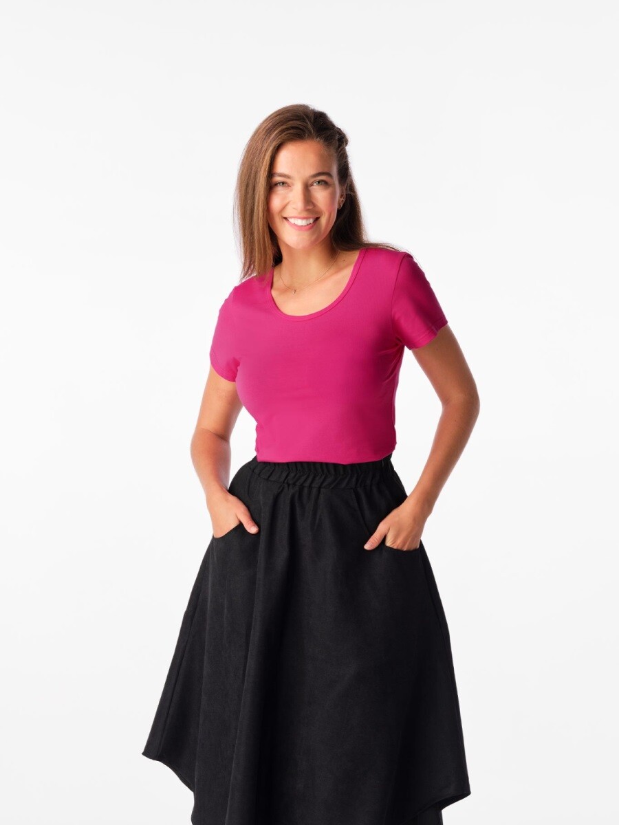 Dámské tričko cityzen breda purpurová 36