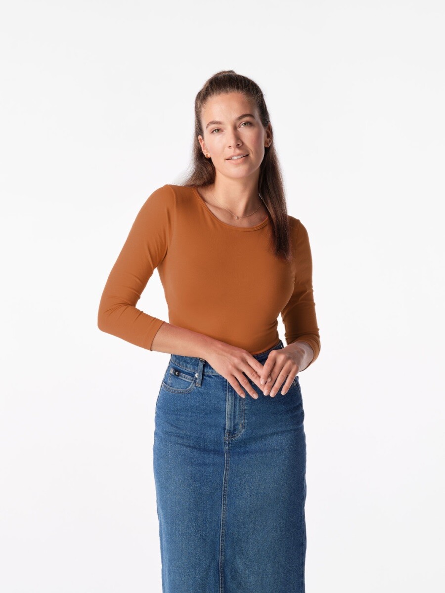 Dámské tričko cityzen diez skořicová 34