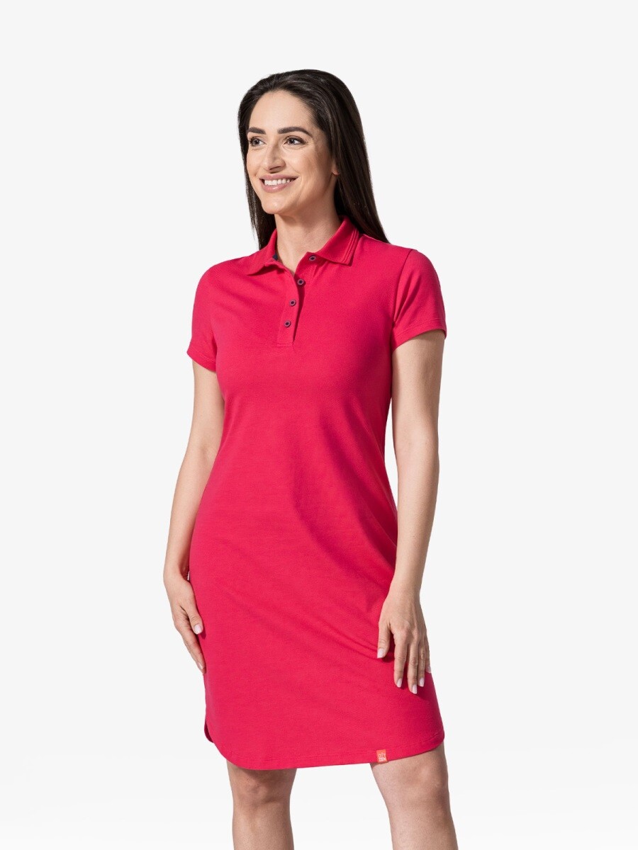 Dámské šaty cityzen pully malinová 36