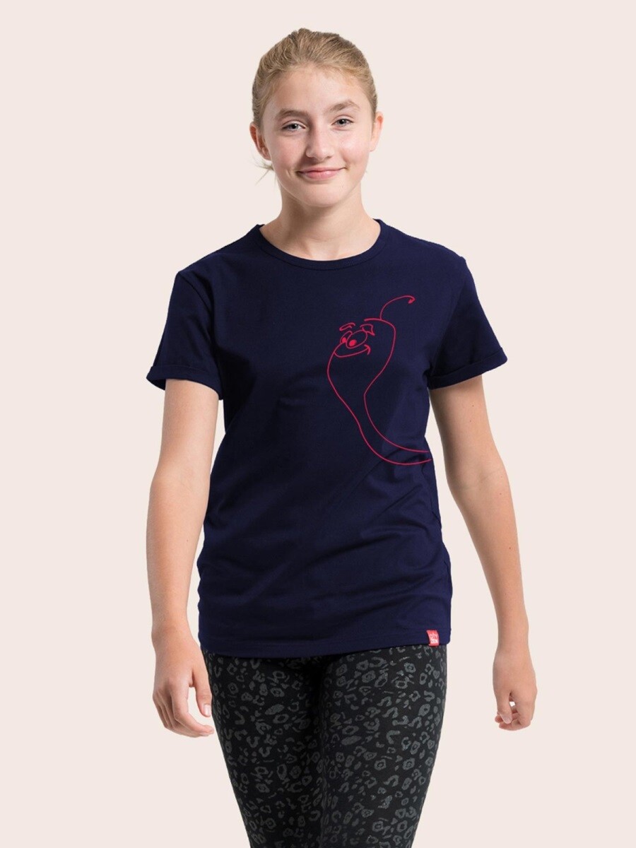 Dětské tričko cityzen xichty dorotka s potiskem pupo tmavě modrá 128-134