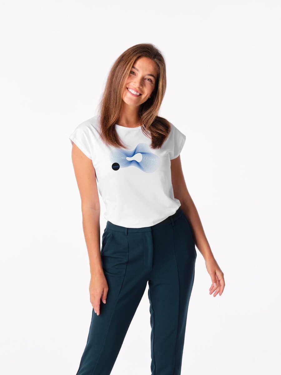 Dámské tričko cityzen chinaski alta s potiskem 1.symfonická bílá 36