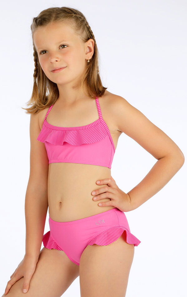 Dívčí plavkové kalhotky bokové 6g434 litex 104