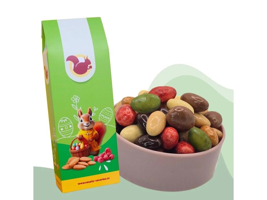 Veselá Veverka Velikonoční mandlová vajíčka 250G