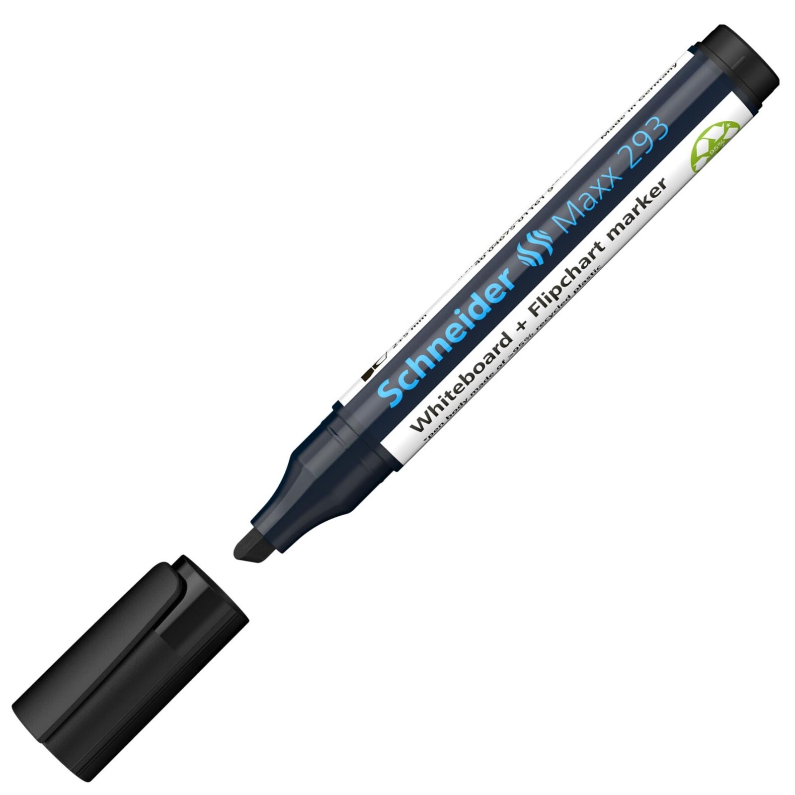 Popisovač na bílé tabule Schneider Maxx 293 - zkosený hrot, černý