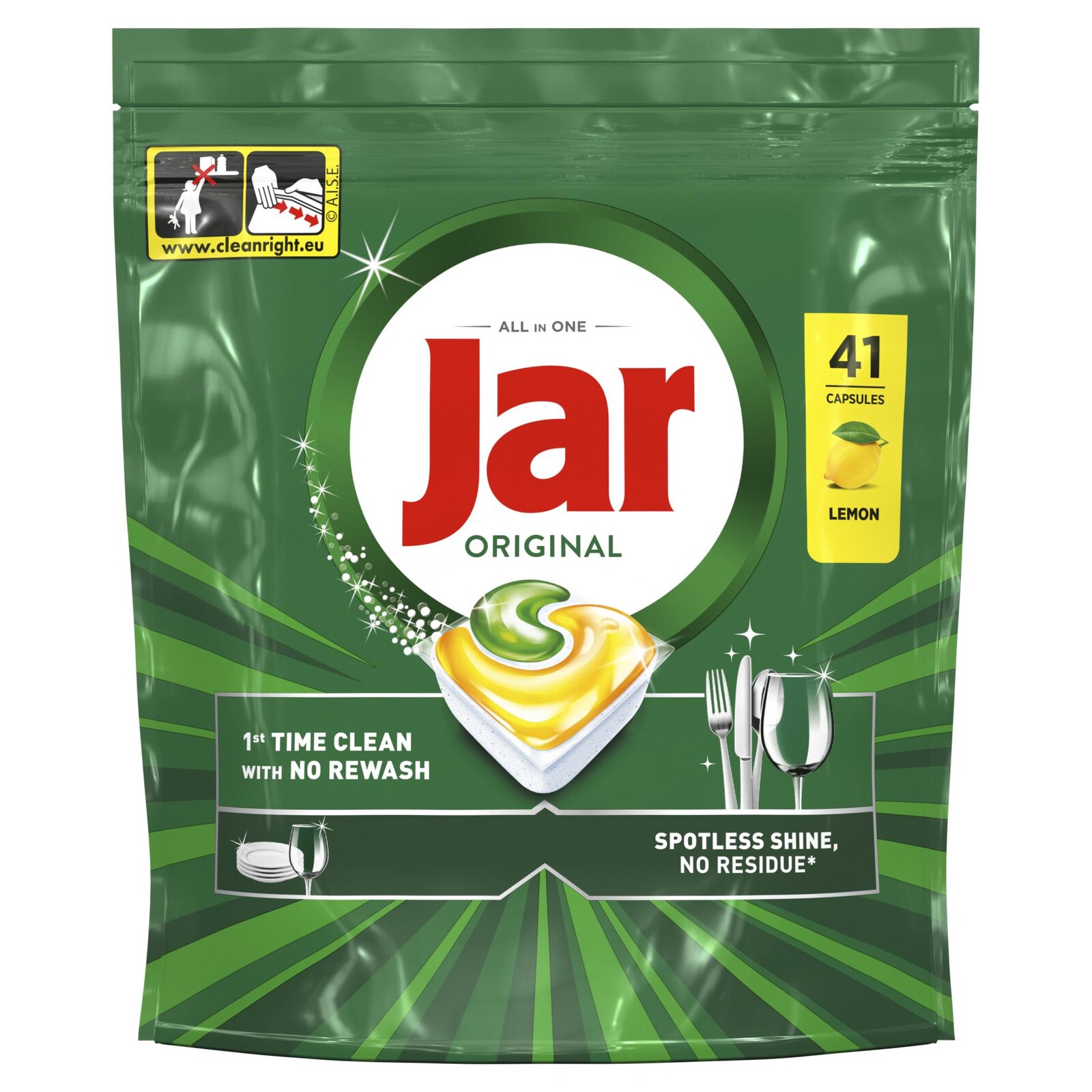 Tablety do myčky Jar - citron, 41 ks