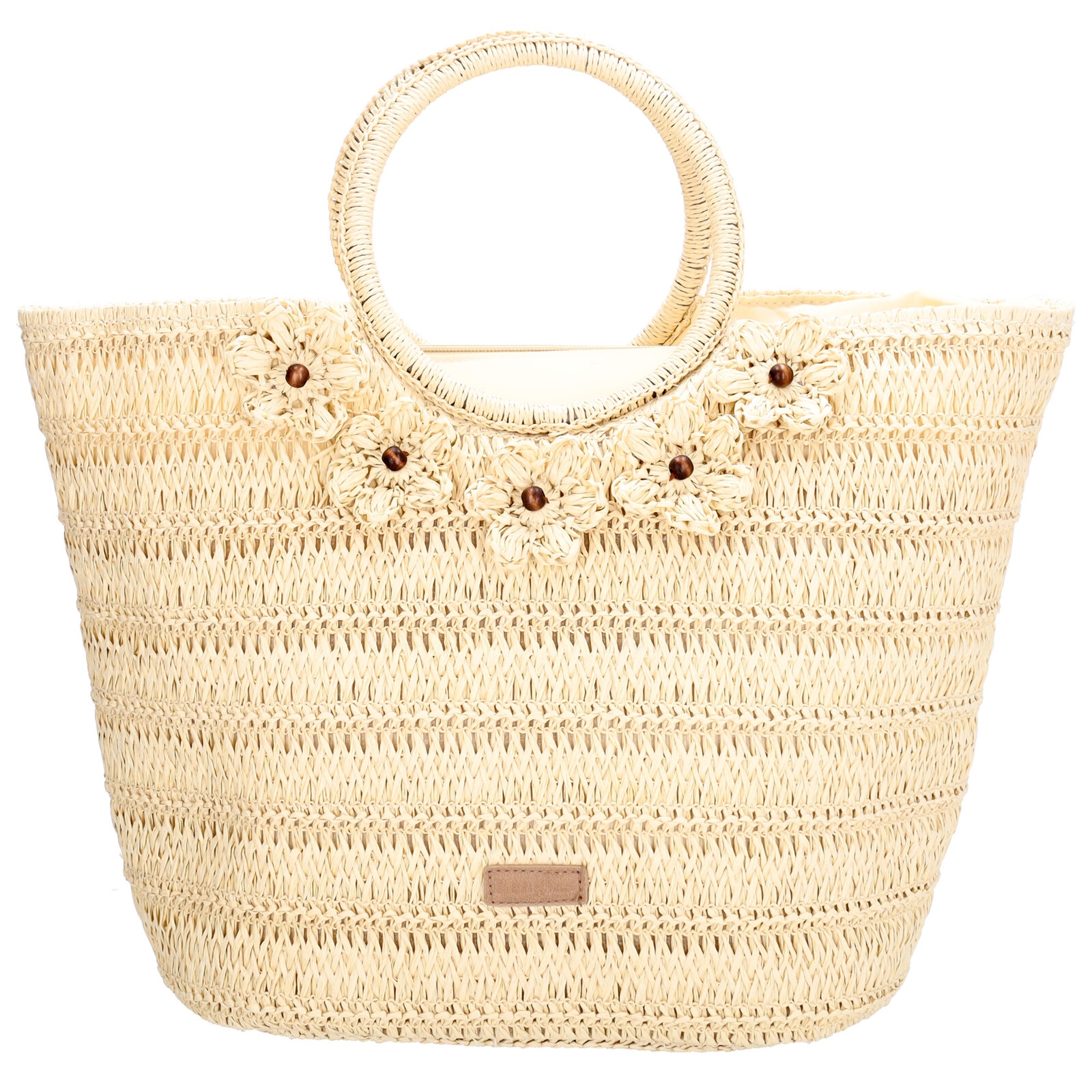 Letní shopper taška Beagles Amalfi - Natural - 27L
