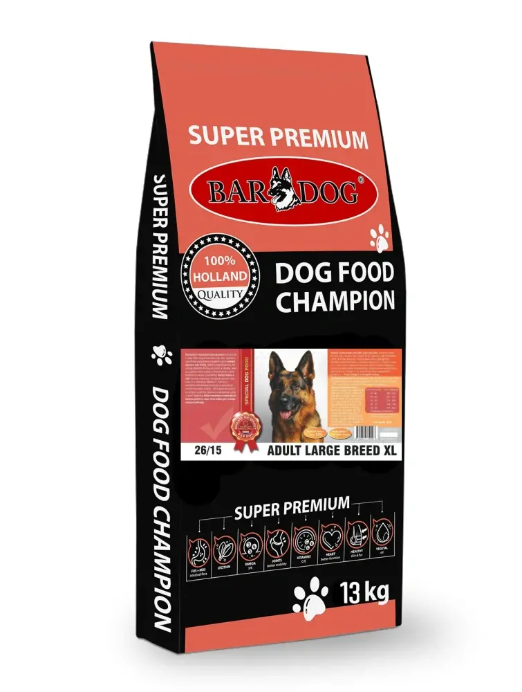 BARDOG Adult Large Breed XL 26/15 13 kg