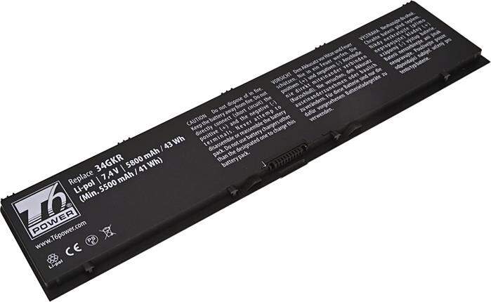 Baterie T6 power Dell LatitudeE7440, E7450, 5800mAh, 43Wh,4cell