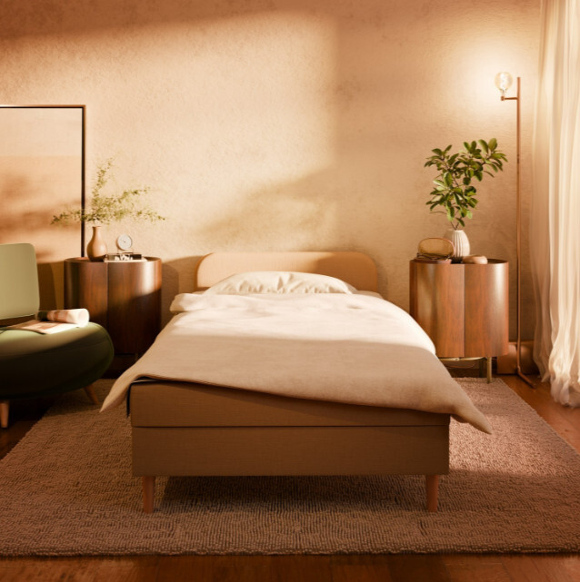 Čalouněná postel CASPE 120×200 cm černá