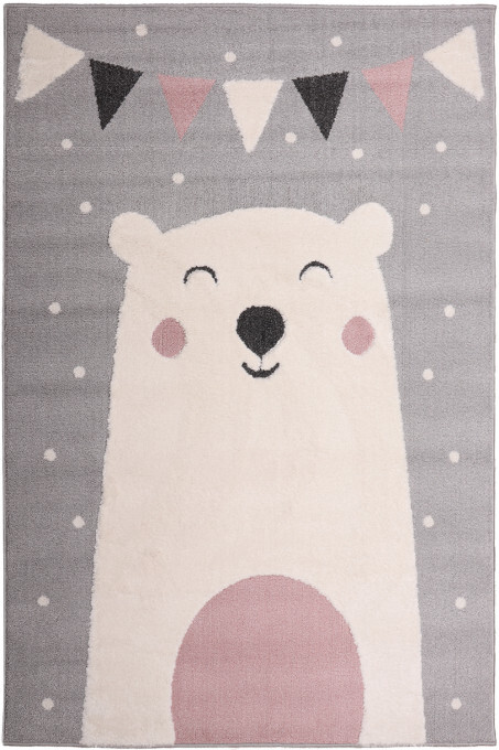 Koberec SKANDI KIDS A1098A šedý / krémový