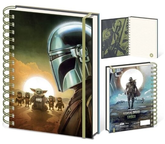 Mandalorian a Grogu blok A5 (Sunset) DPL10