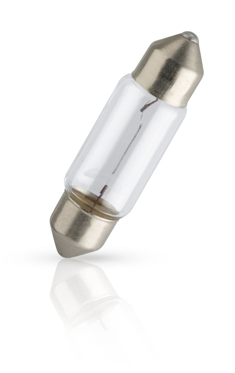 Žárovka koncového, obrysového světlometu Cartechnic C5W, tzv. sufitka (12V, 5W, SV8,5)