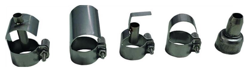 Trysky náhradní pro AKU horkovzdušnou pistoli Kunzer 7AHG01, sada 5 ks