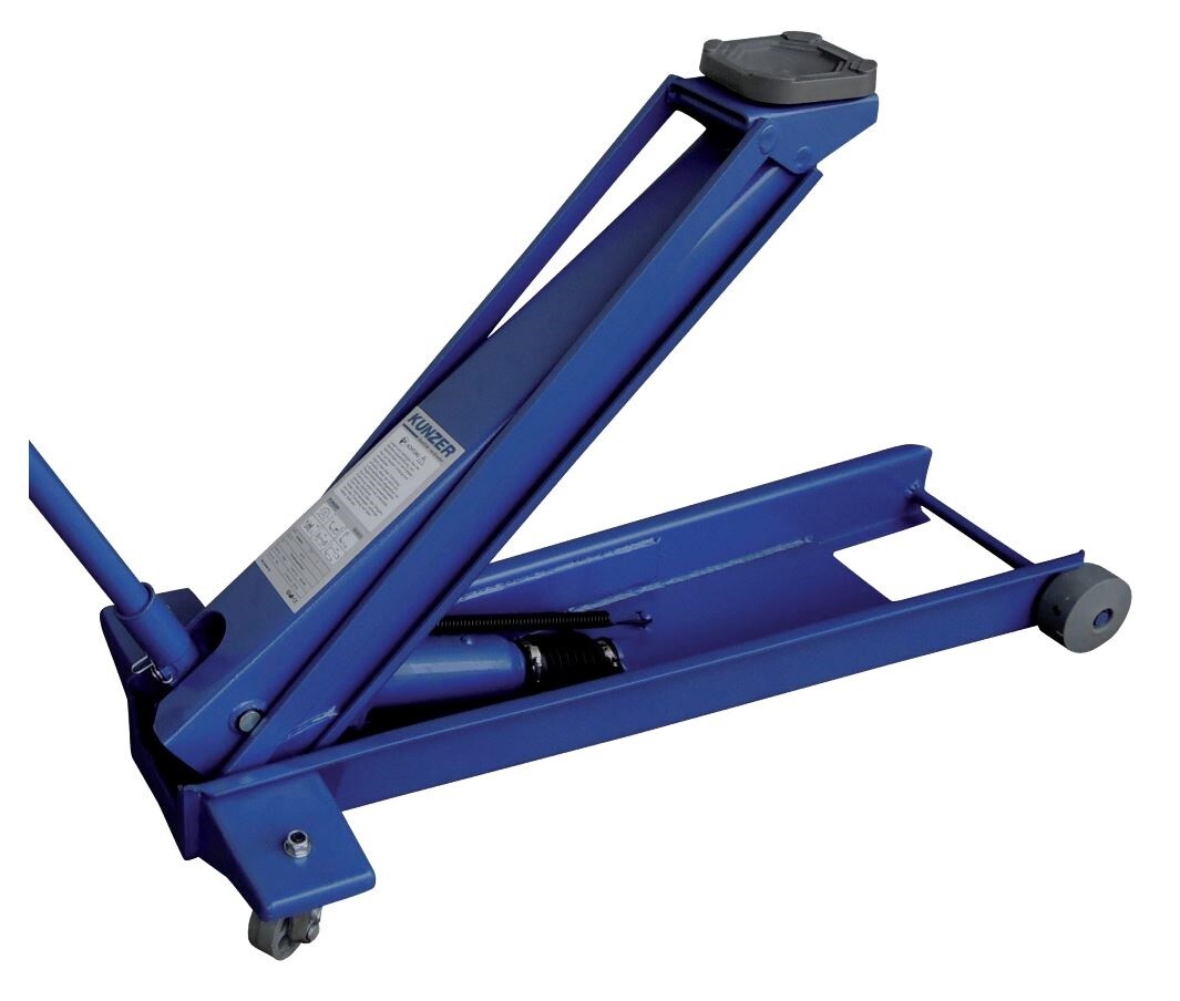 Hydraulický zvedák pojízdný 1,5 t, extra zdvih 135 - 855 mm - Kunzer