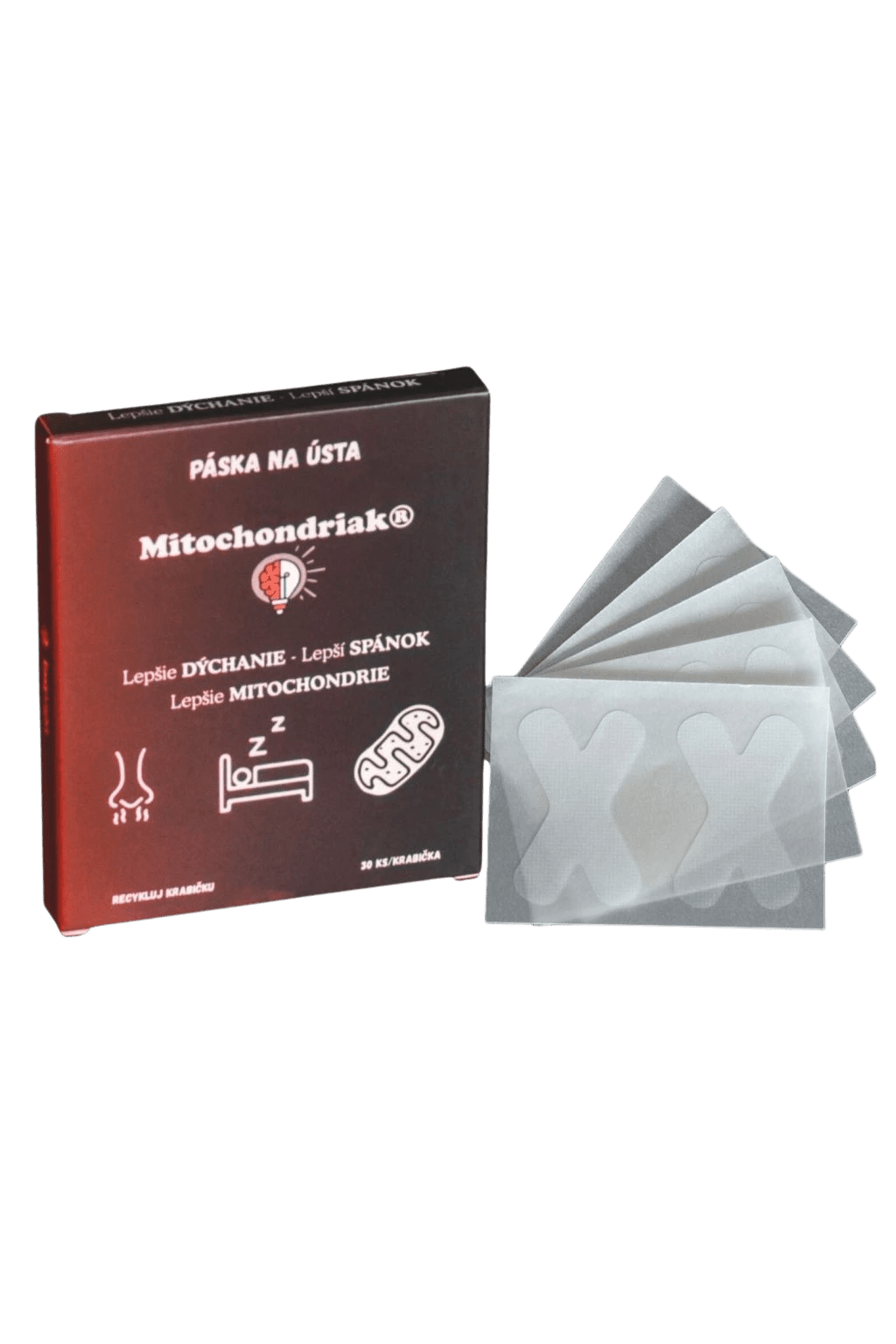 MITOCHONDRIAK® Páska na ústa pro lepší spánek 30 ks