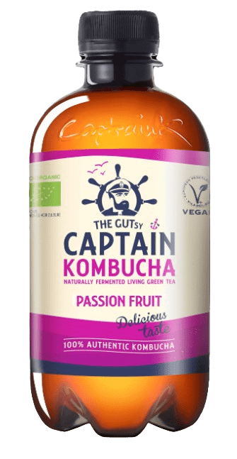 THE GUTSY CAPTAIN Kombucha Passion Fruit 400 ml