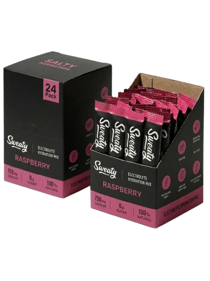 SWEATY Electrolyte Hydration Mix Raspberry 24 ks