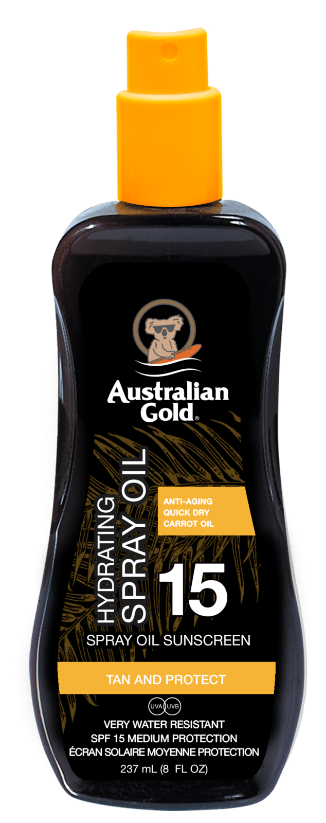 AUSTRALIAN GOLD SPF 15 Carrot Oil spray 237 ml