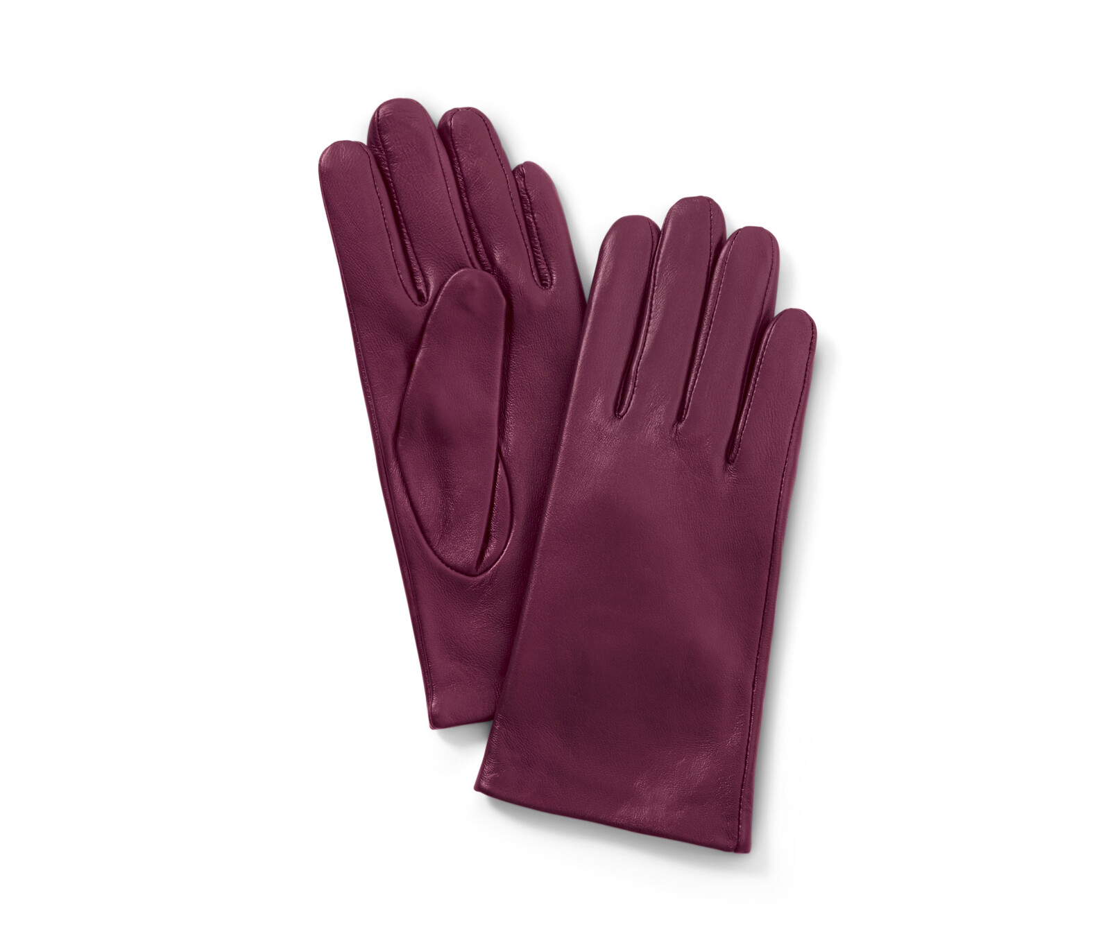 Tchibo - Kožené rukavice - pro ženy - vel. 8 - barva: fialová