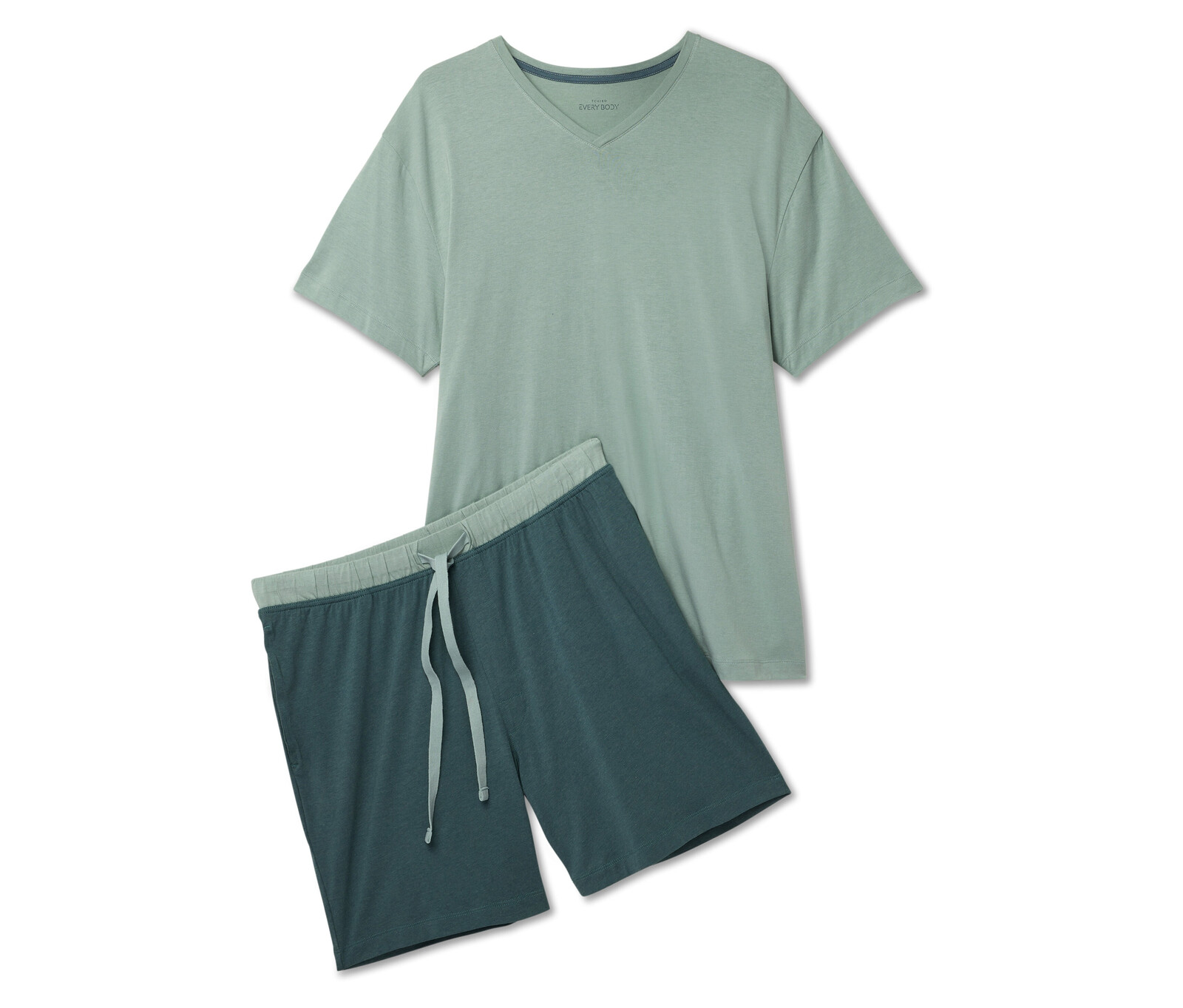 Tchibo - Krátká pyžamová souprava - pro muže - vel. M 48/50 - barva: modrá