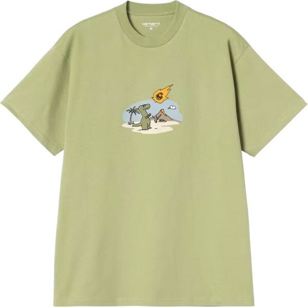 Triko Carhartt Wip Impact S/S - Zelená - L