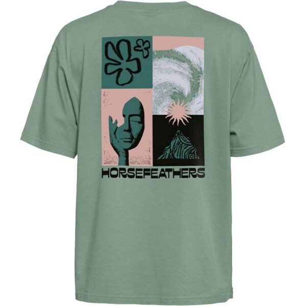 Triko Horsefeathers Venus Wms - Zelená - L