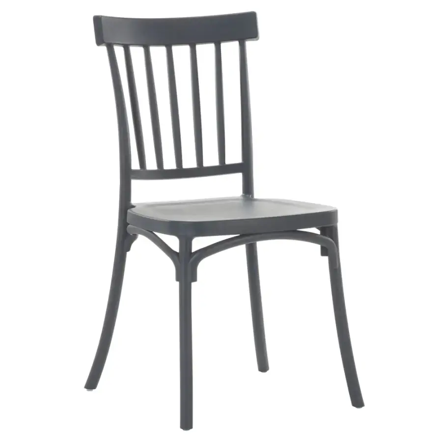 Tempo Kondela Stohovatelná židle SAZEN NEW - tmavě šedá