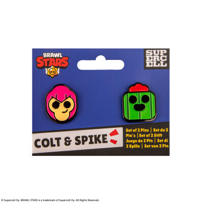 Brawl Stars set pinů (Colt & Spike)
